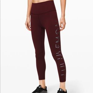 Lululemon Wunder Under (Garnet)